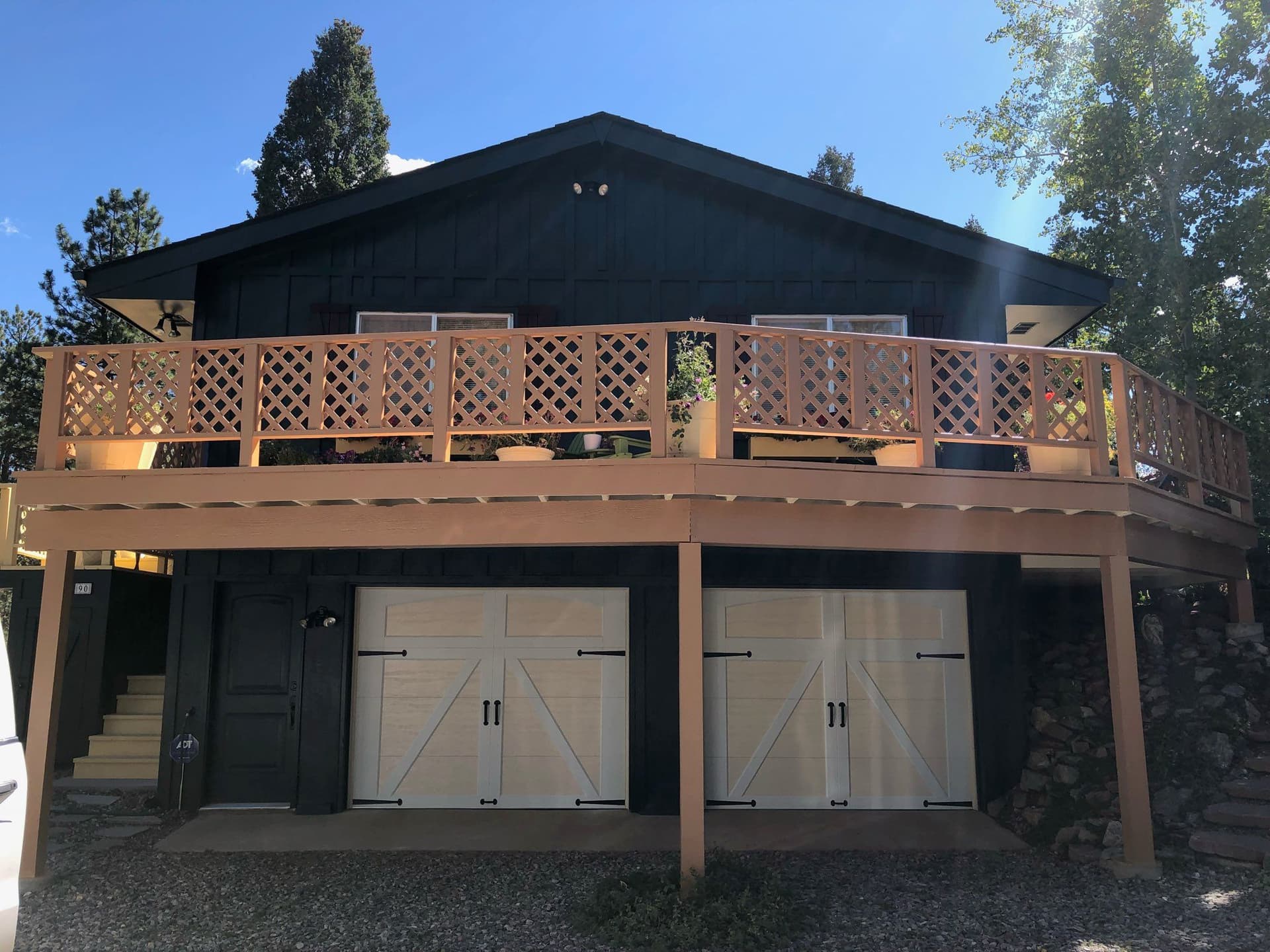 Carriage House Style Garage Doors in Colorado Mountains