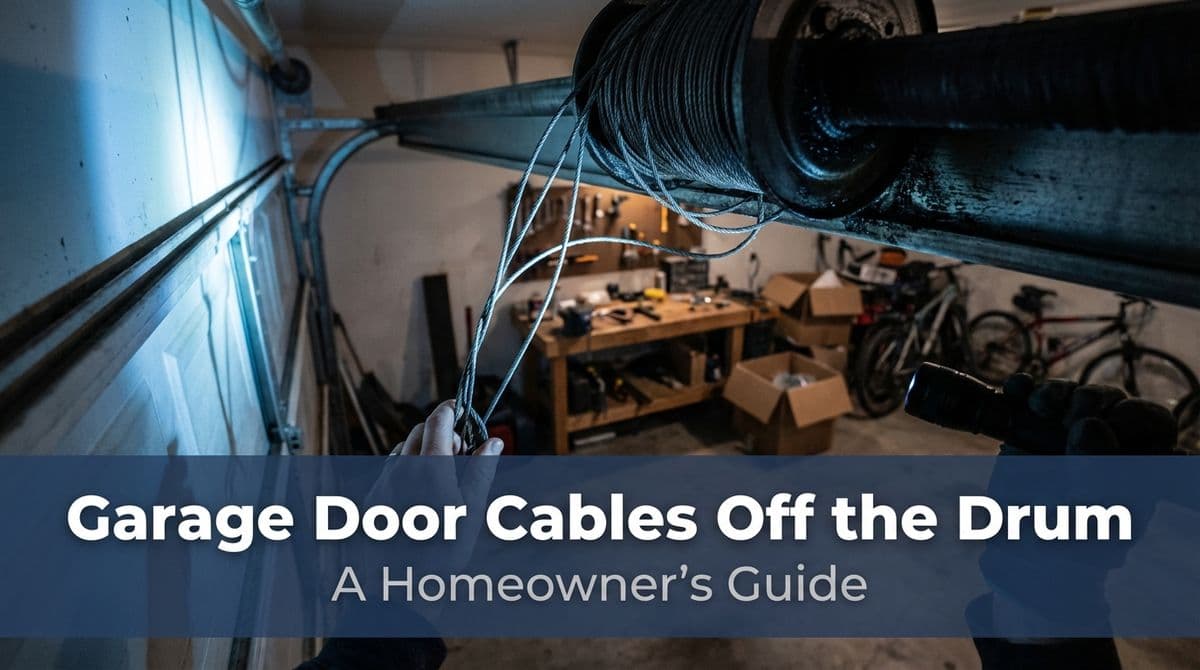 Garage Door Cables Off the Drum: A Homeowner’s Guide image