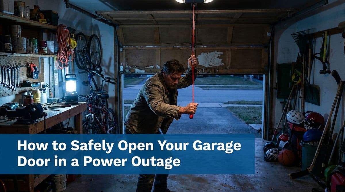 Featured post - How to Safely Open Your Garage Door in a Power Outage