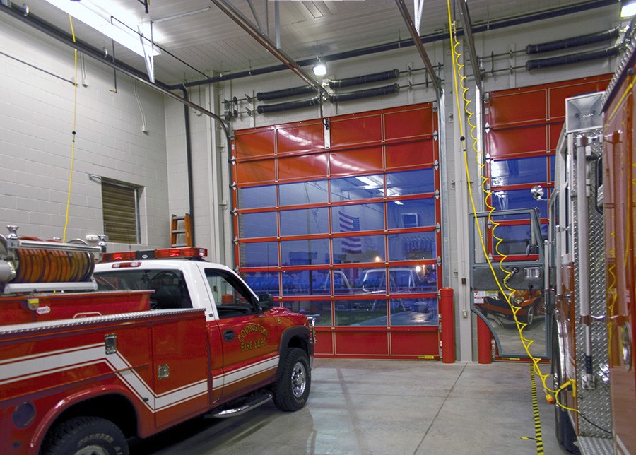Fire station garage doors