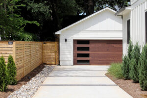 Beautiful home with garage door needing professional garage door opener repair